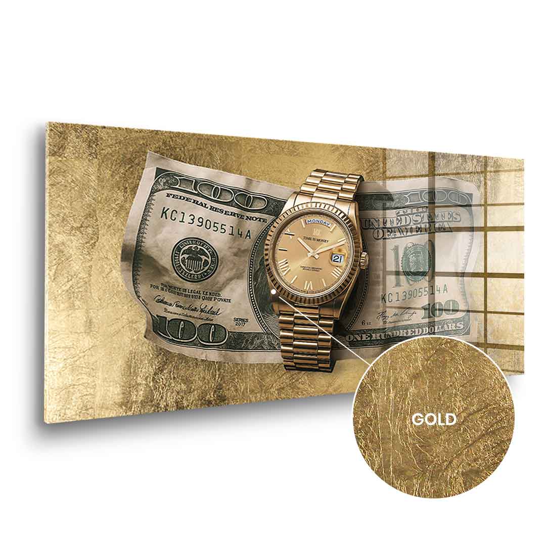 Time is Money - Blattgold