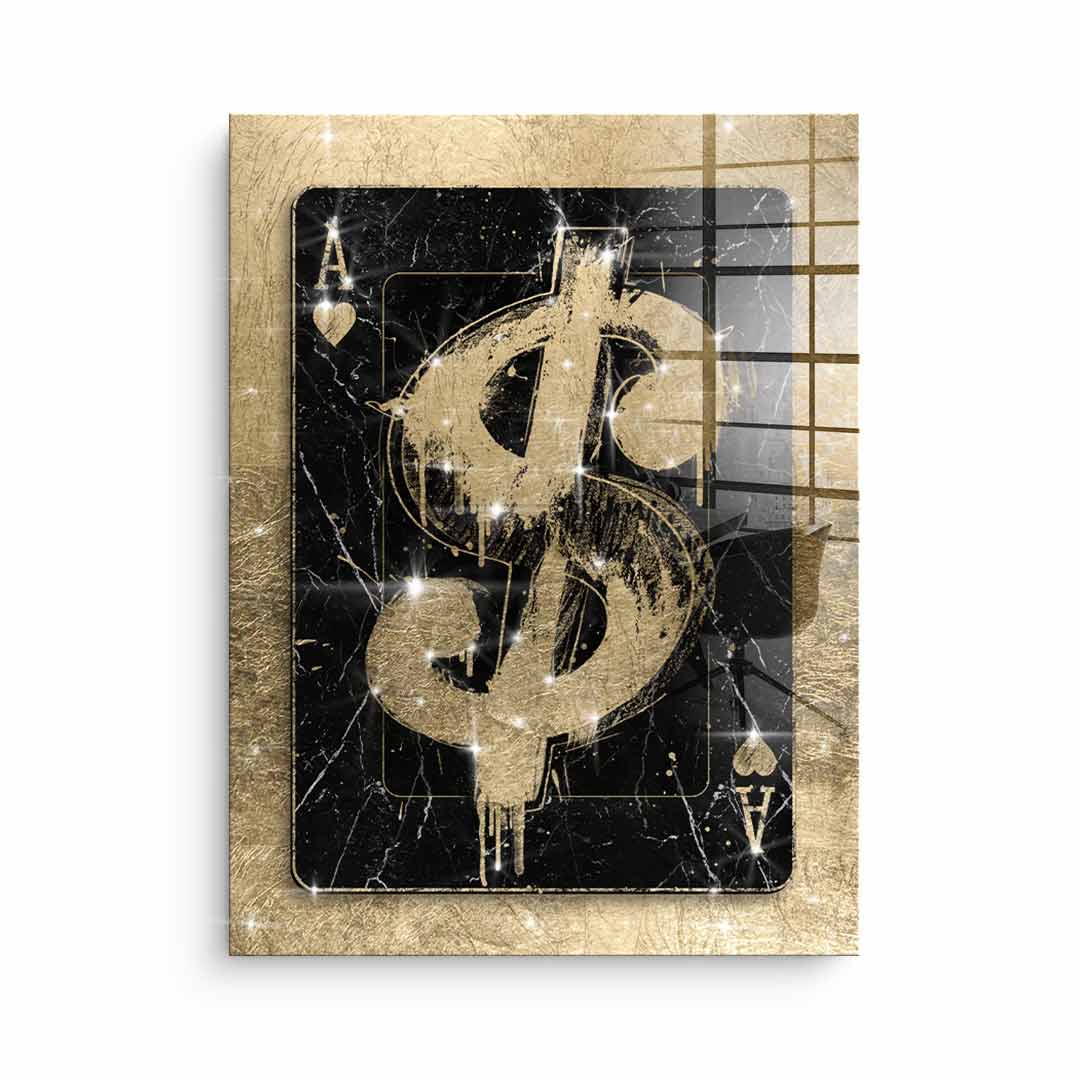 GANGSTER SIGN - Blattgold