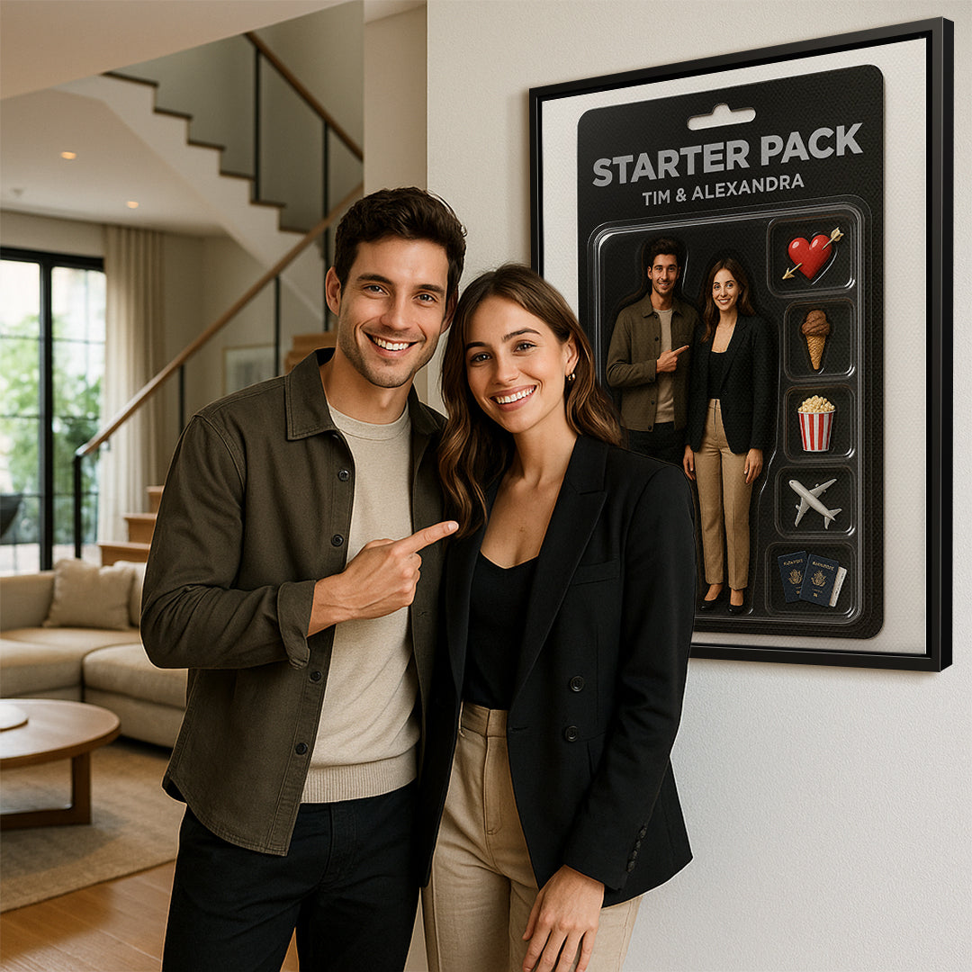 Virales Starter Pack Wandbild - Personalisierbar - Poster Edition