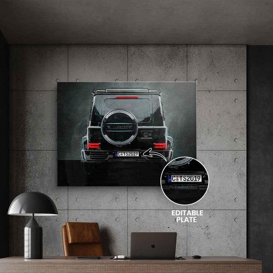 G-Wagon Backside - Personalisierbar
