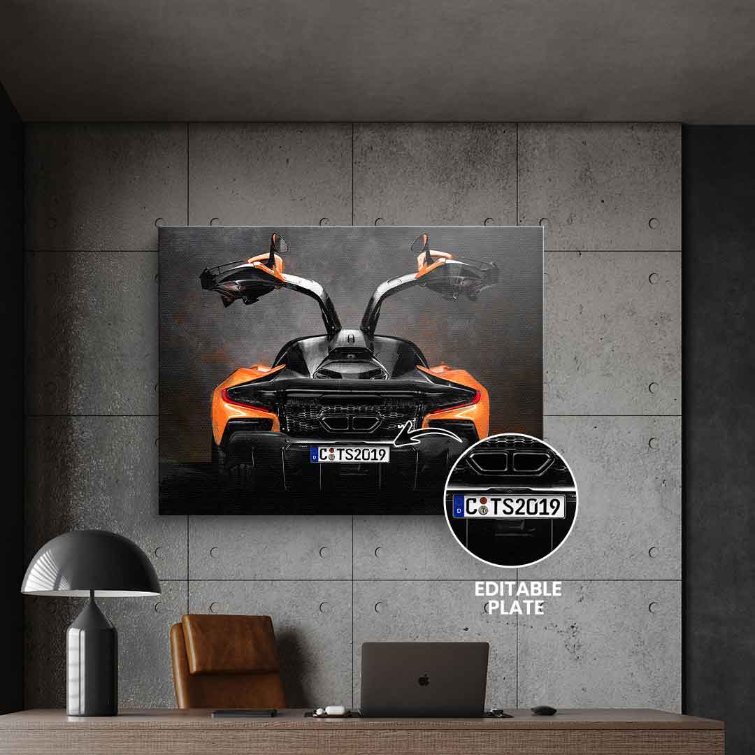 Mclaren Backside - personalisierbar