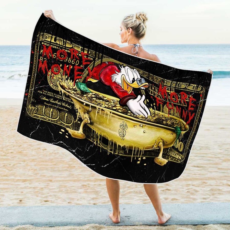 Badehandtuch - More Money Duck