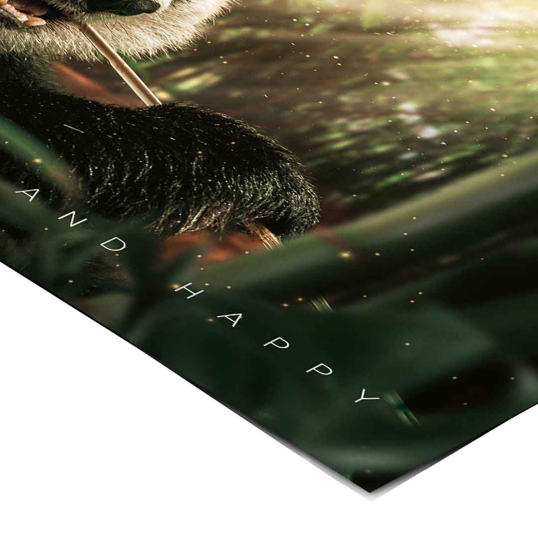 POZOSTAŃ POZYTYWNY I SZCZĘŚLIWY - Plakat