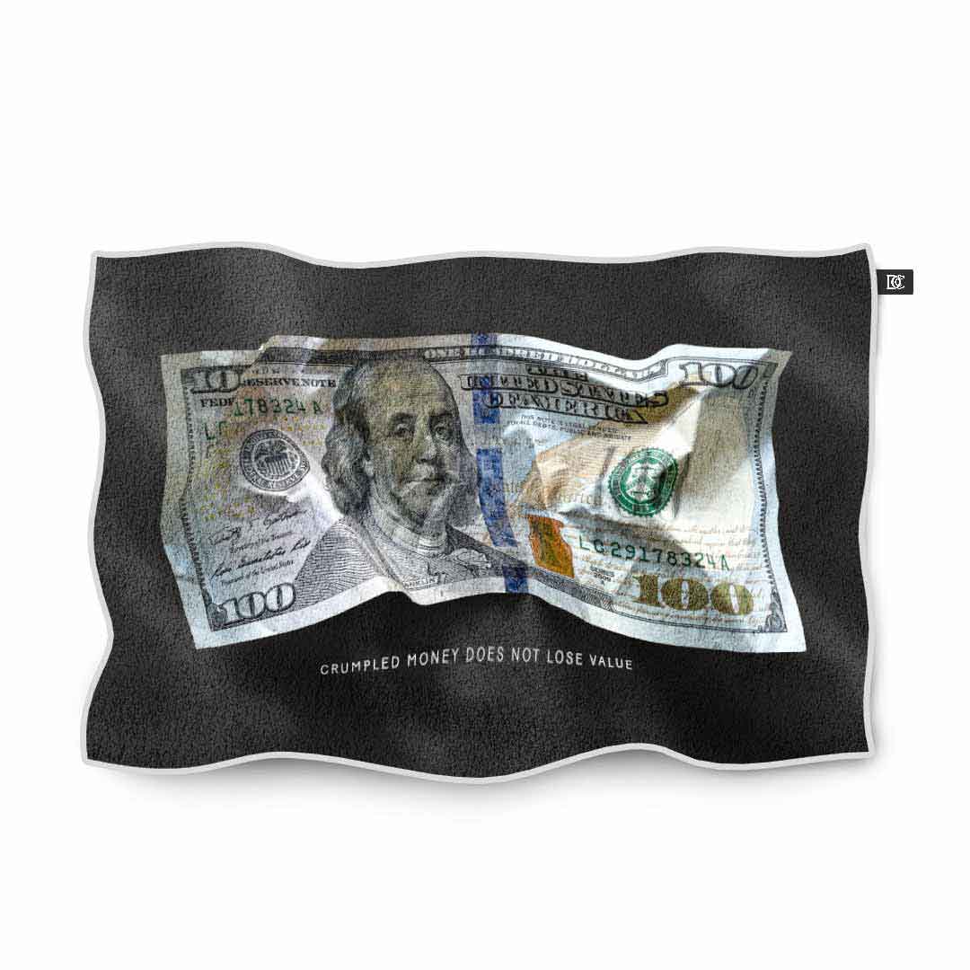 Badehandtuch - Crumbled Money