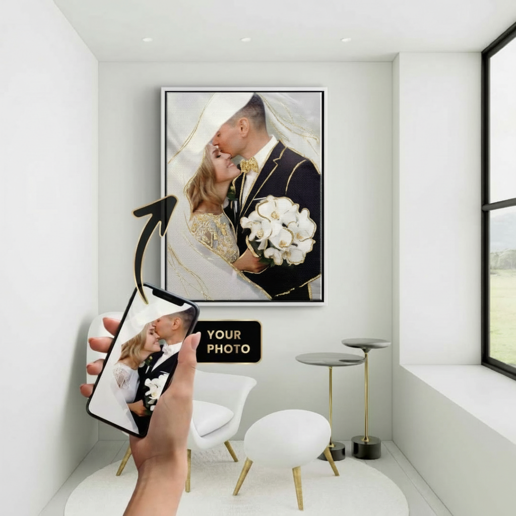 Your own photo - gold leaf
