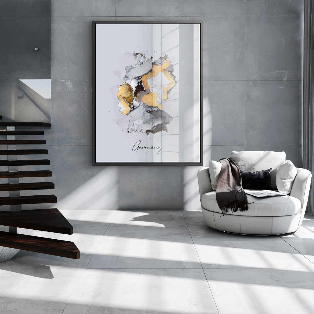 Abstract Countries - Germany - acrylic glass