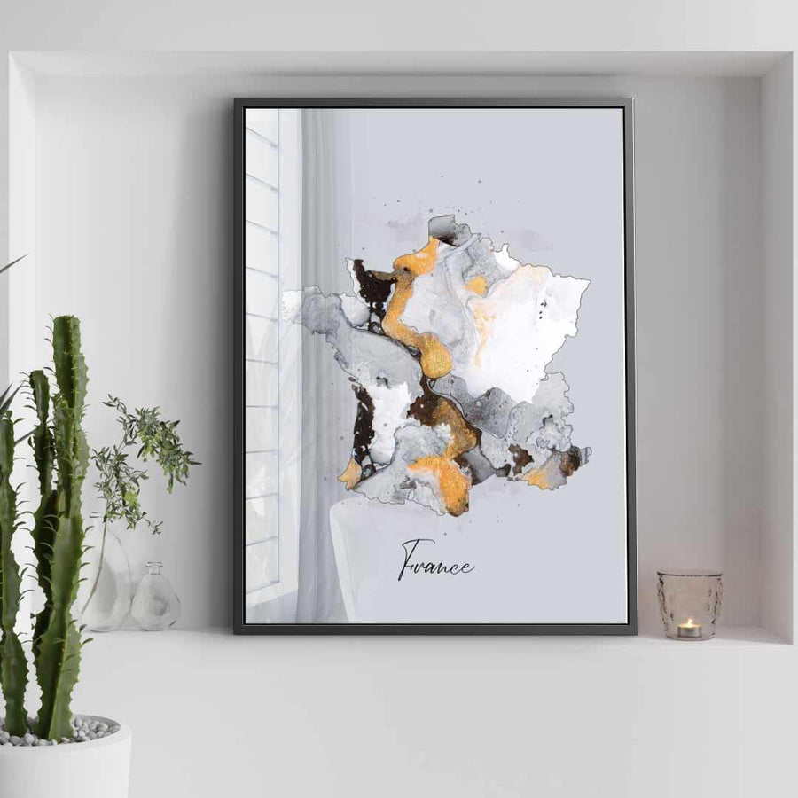 Abstract Countries - France - Acrylic glass