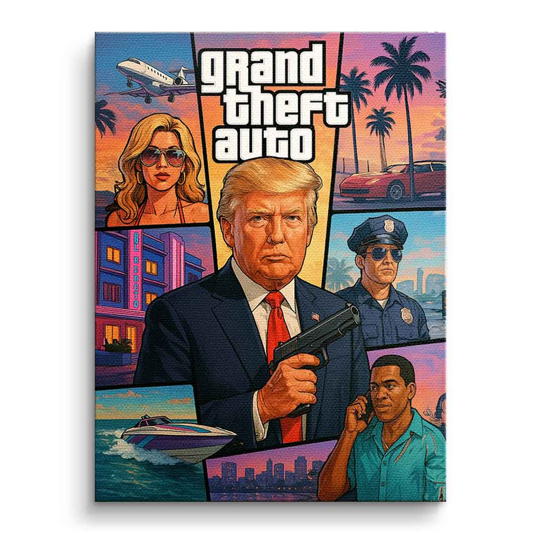 Kolaż GTA — spersonalizowany obraz ścienny