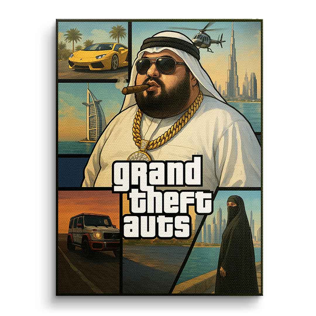 Kolaż GTA — spersonalizowany obraz ścienny