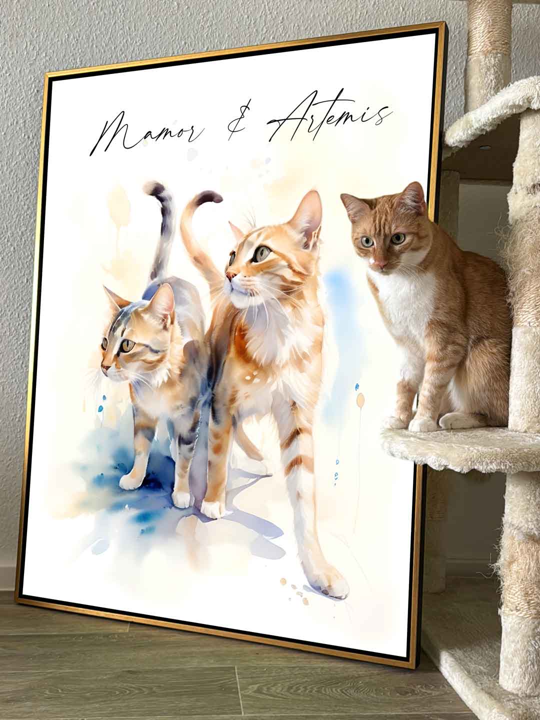 Watercolor Pet Portrait Personalizable