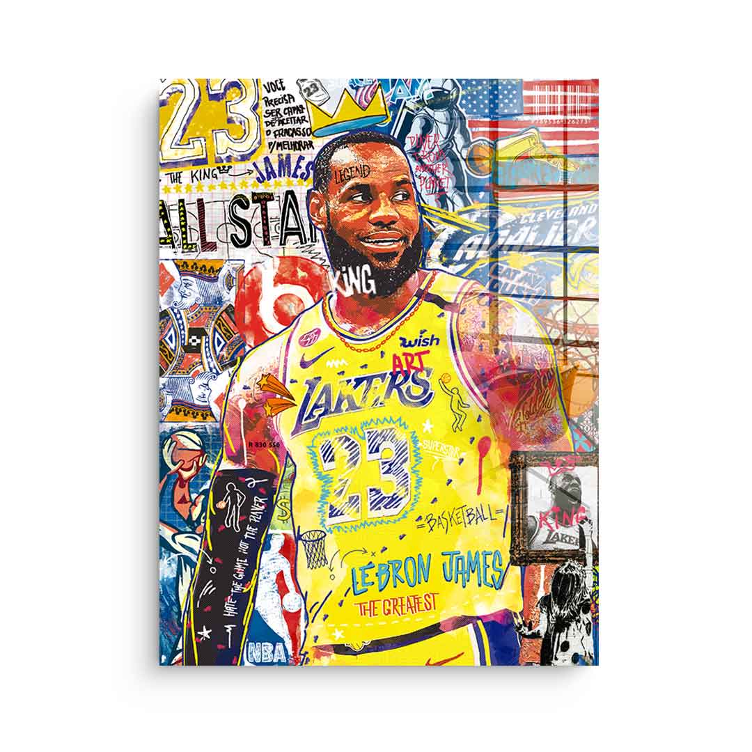 Lebron The King - Acrylglas