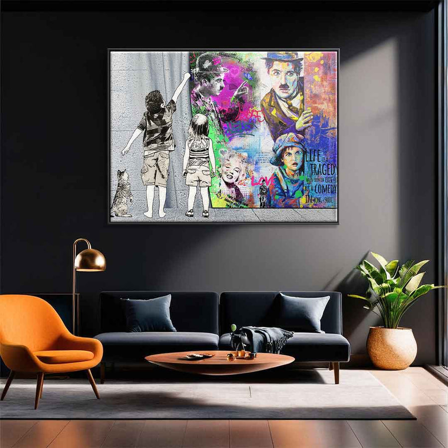 Banksy Curtain