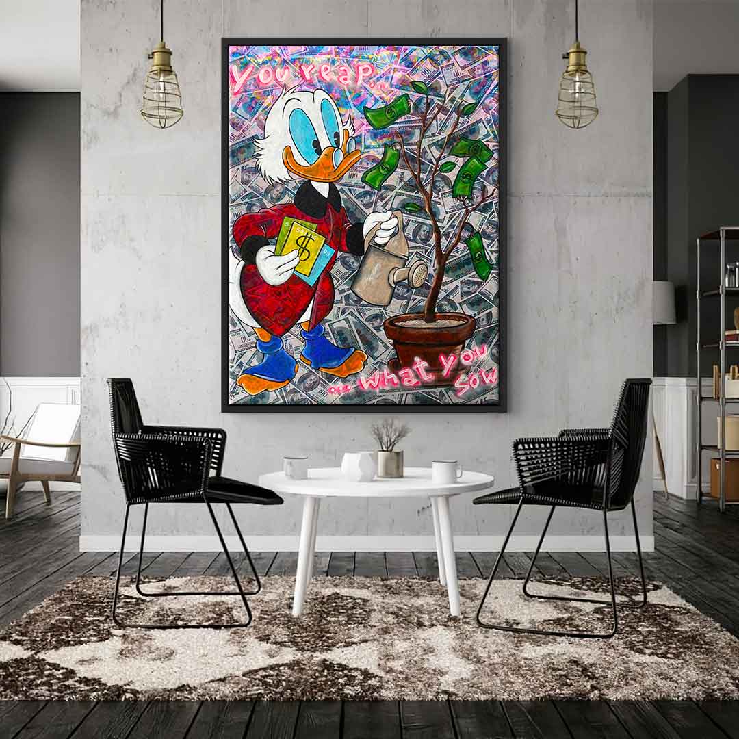 You reap what you sow