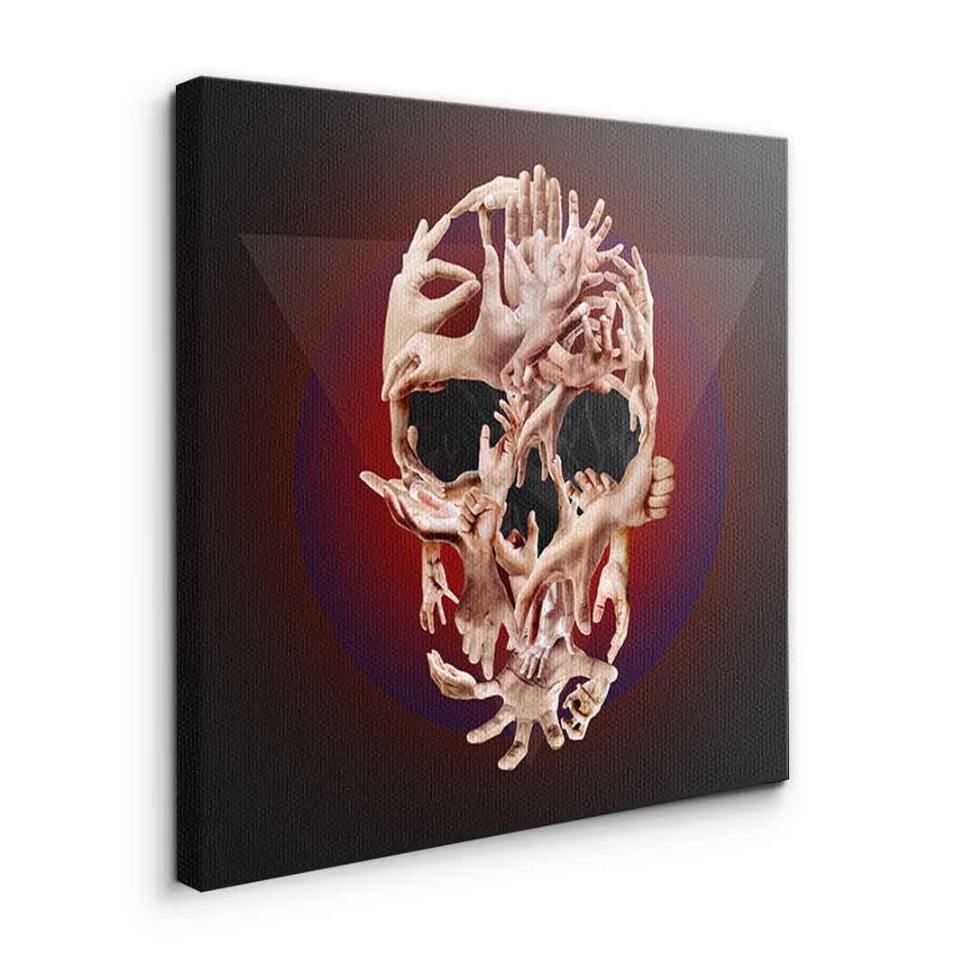 Hands Skull