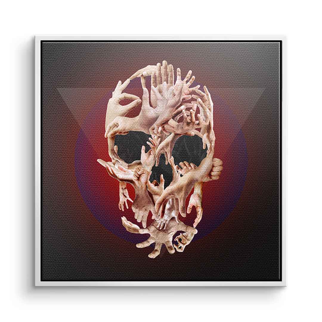 Hands Skull