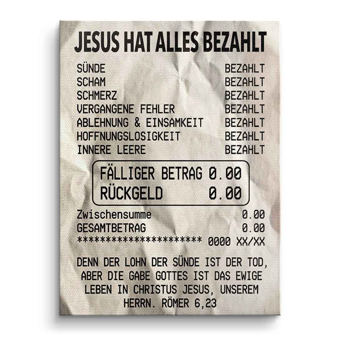 Jesus Paid it All