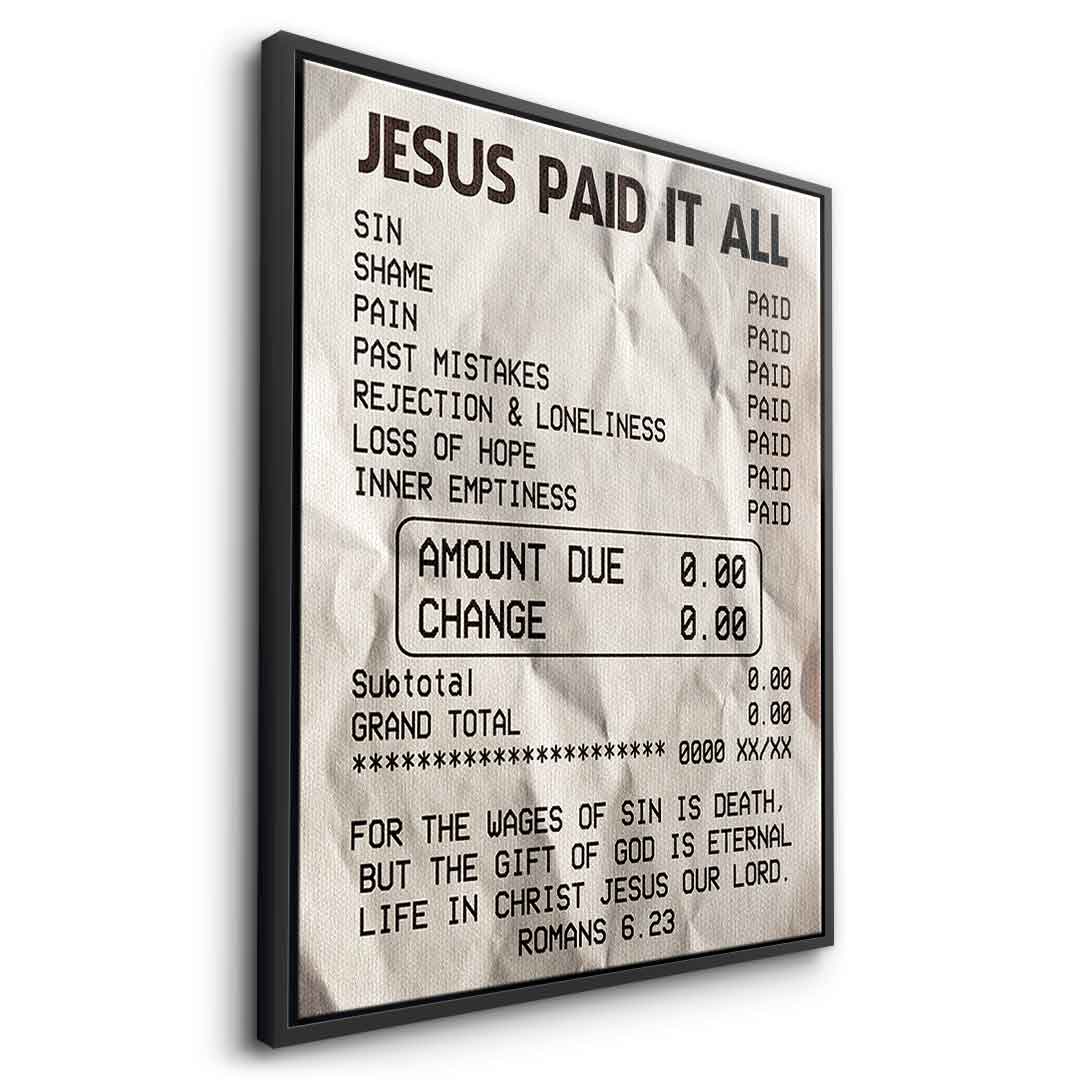 Jesus Paid it All