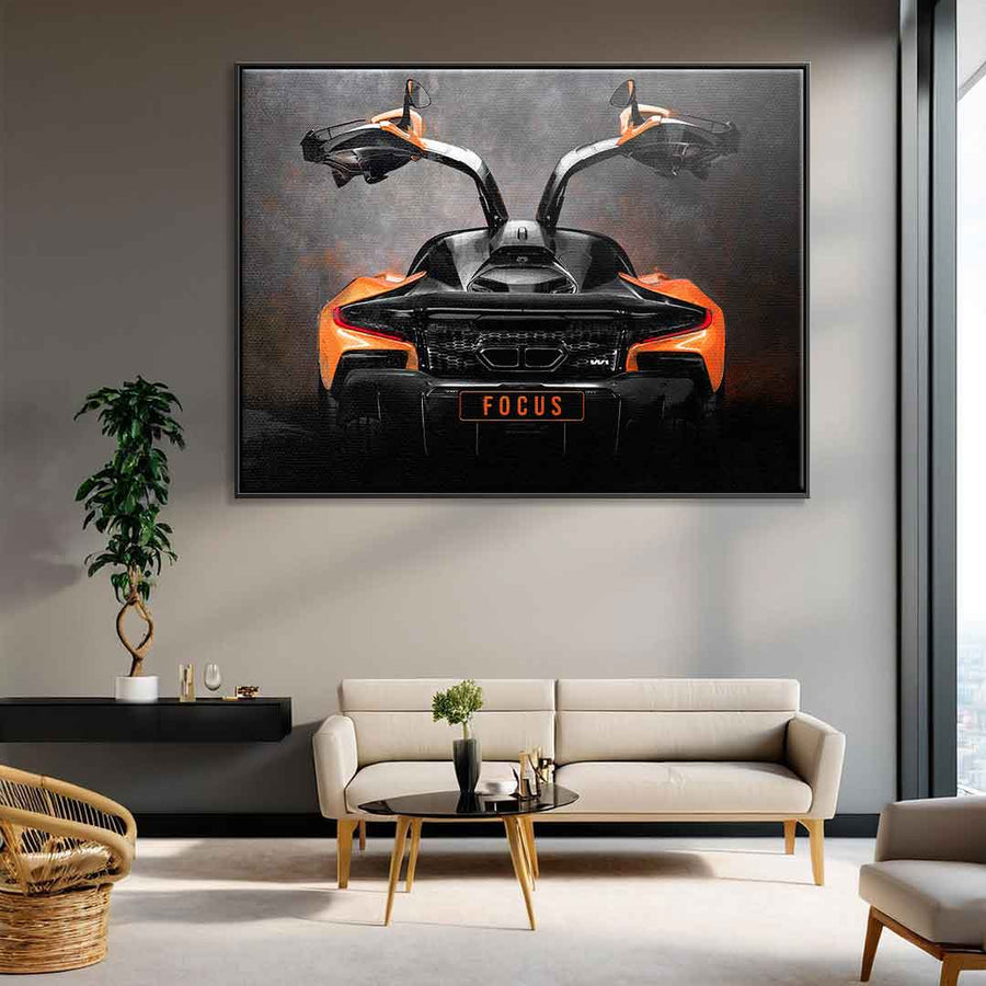 McLaren z tyłu