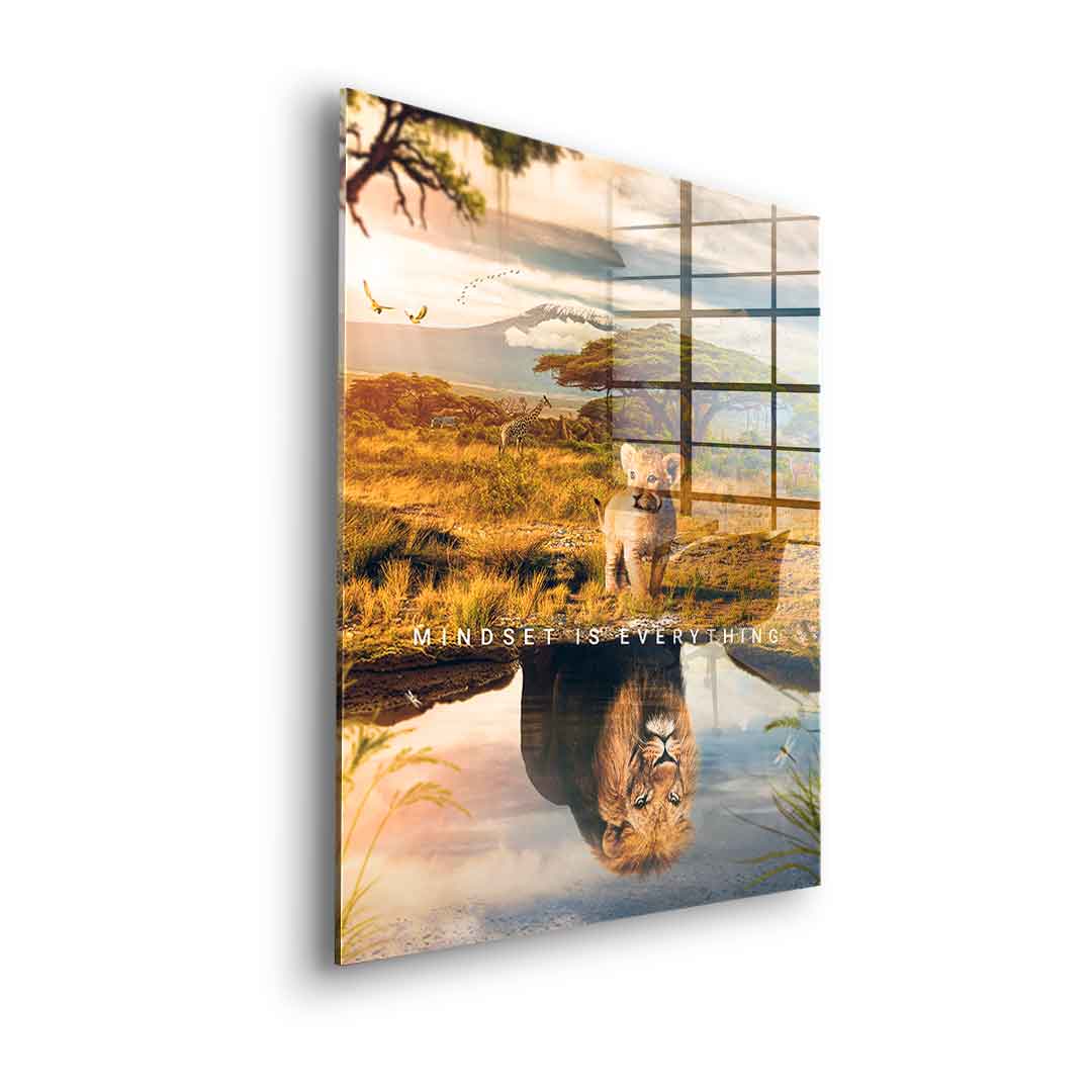 Mindset is everything #africa - Acrylglas