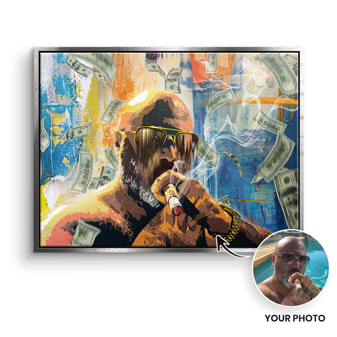 Money Rain Portrait - customizable