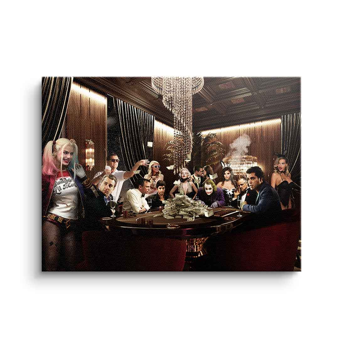 Poker Night – Leinwand 40 × 30 cm