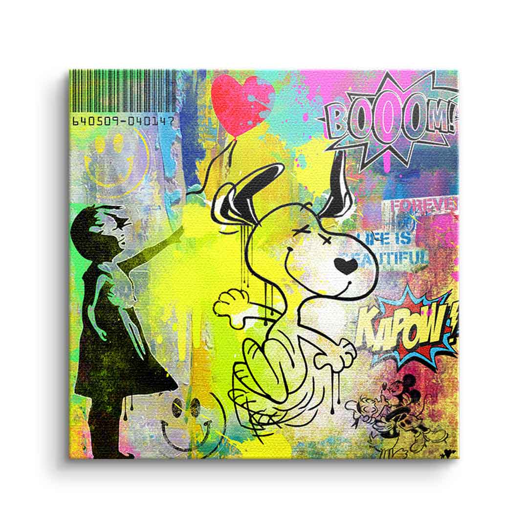 Snoopy meets Banksy