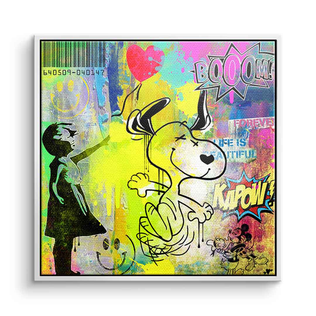 Snoopy meets Banksy