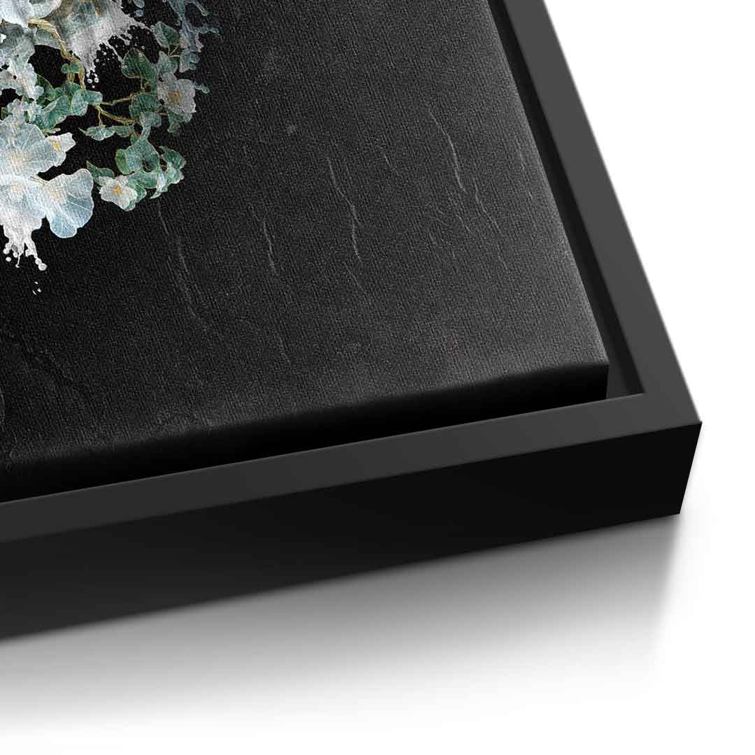 Splash Floral Skull