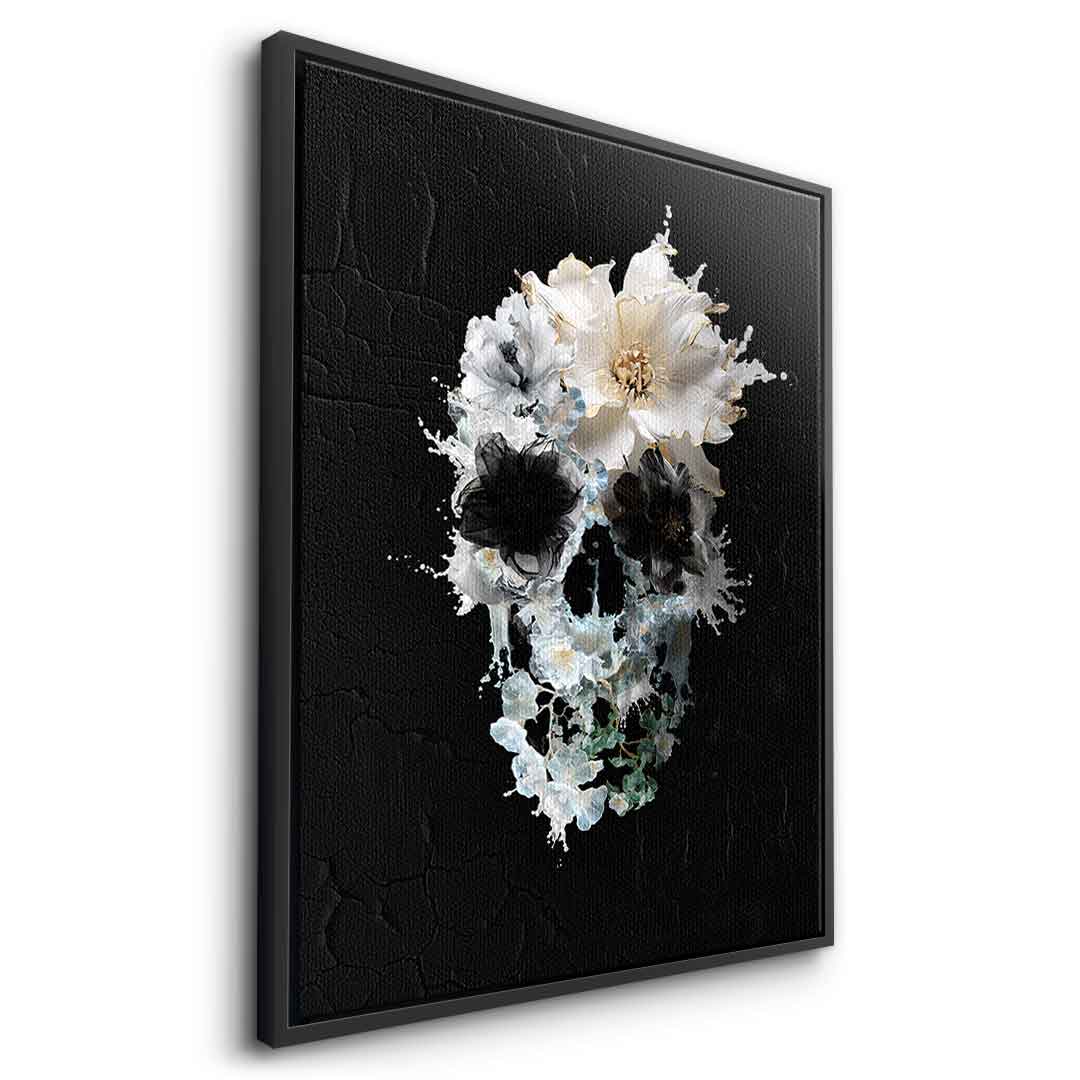 Splash Floral Skull