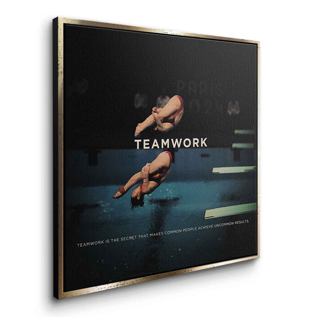 Teamwork #Turmspringen - Quadrat Edition