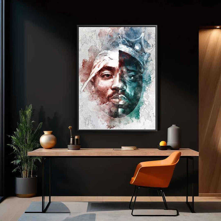 Portret Tupaca i B.I.G.