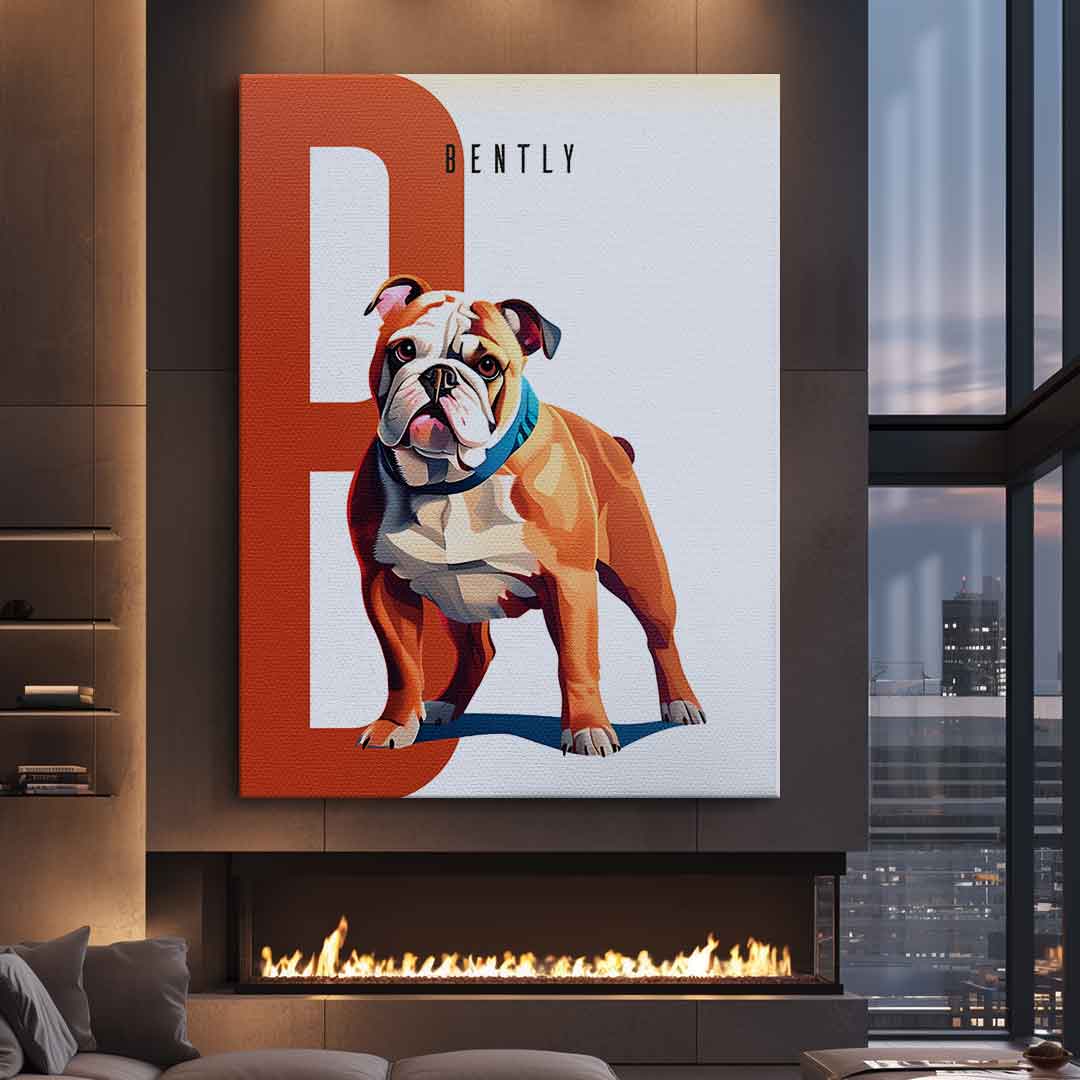 "Geometric Style" Pet Portrait - Customizable
