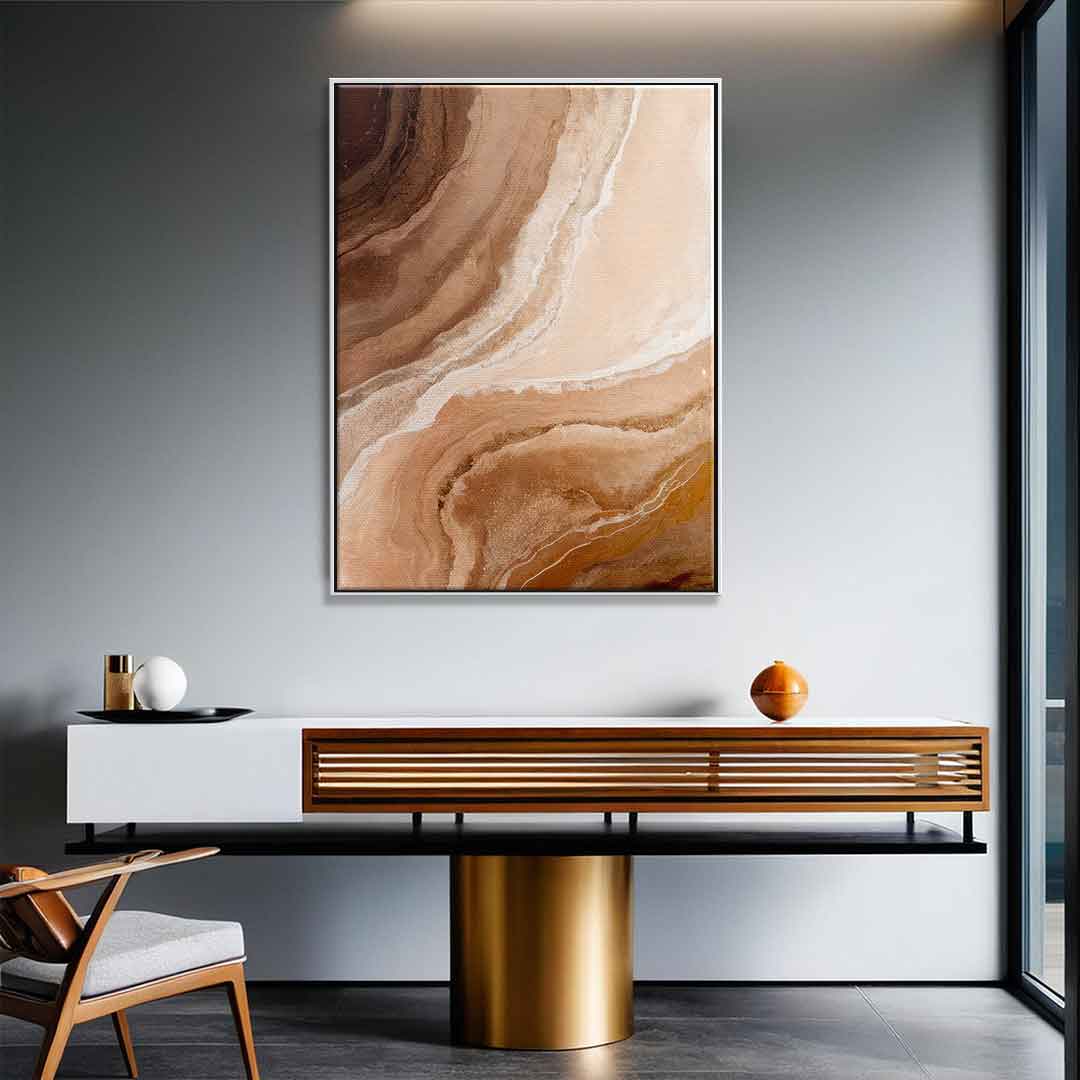 Sandstone in Brown Hues