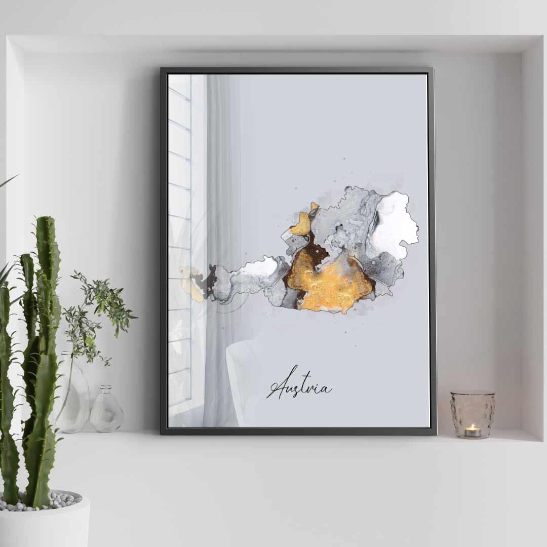 Abstract Countries - Austria - Acrylglas