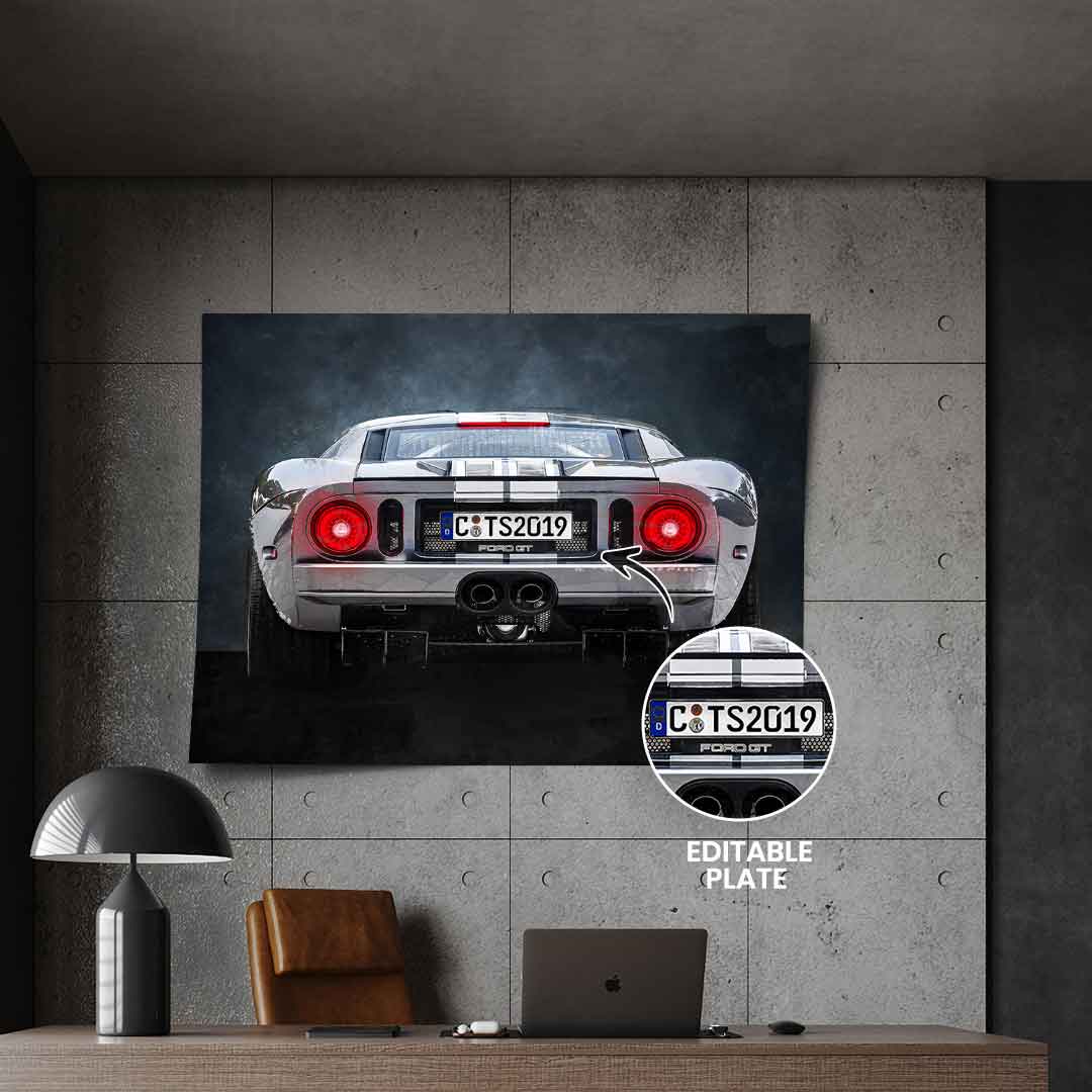 Ford GT Backside - Poster - customizable