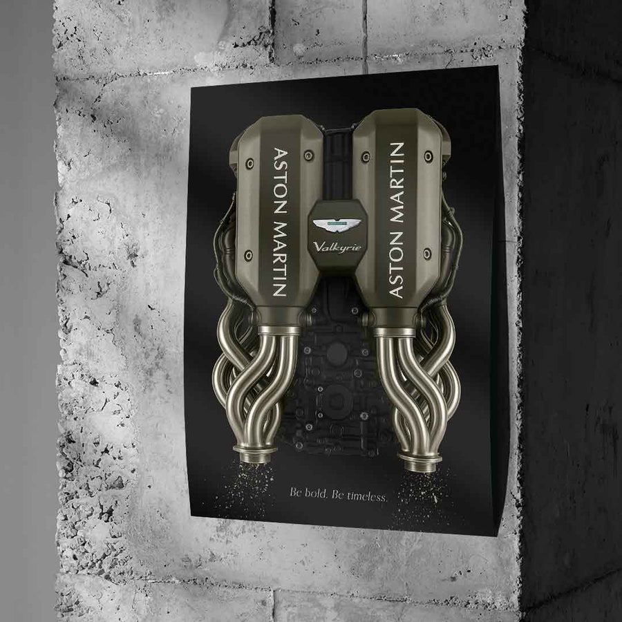 Aston Martin Engine - Poster