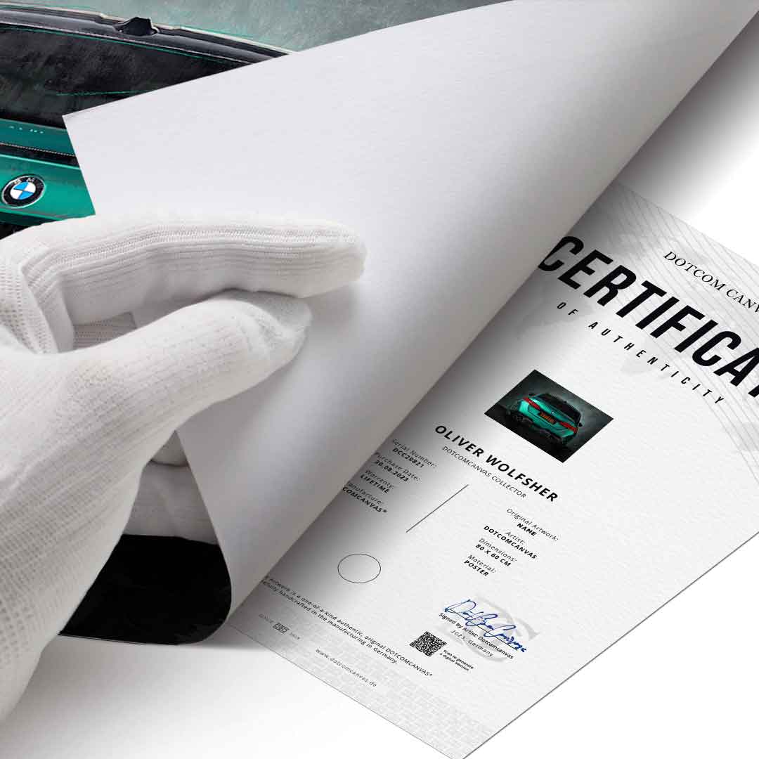 BMW M5 Tył – Plakat