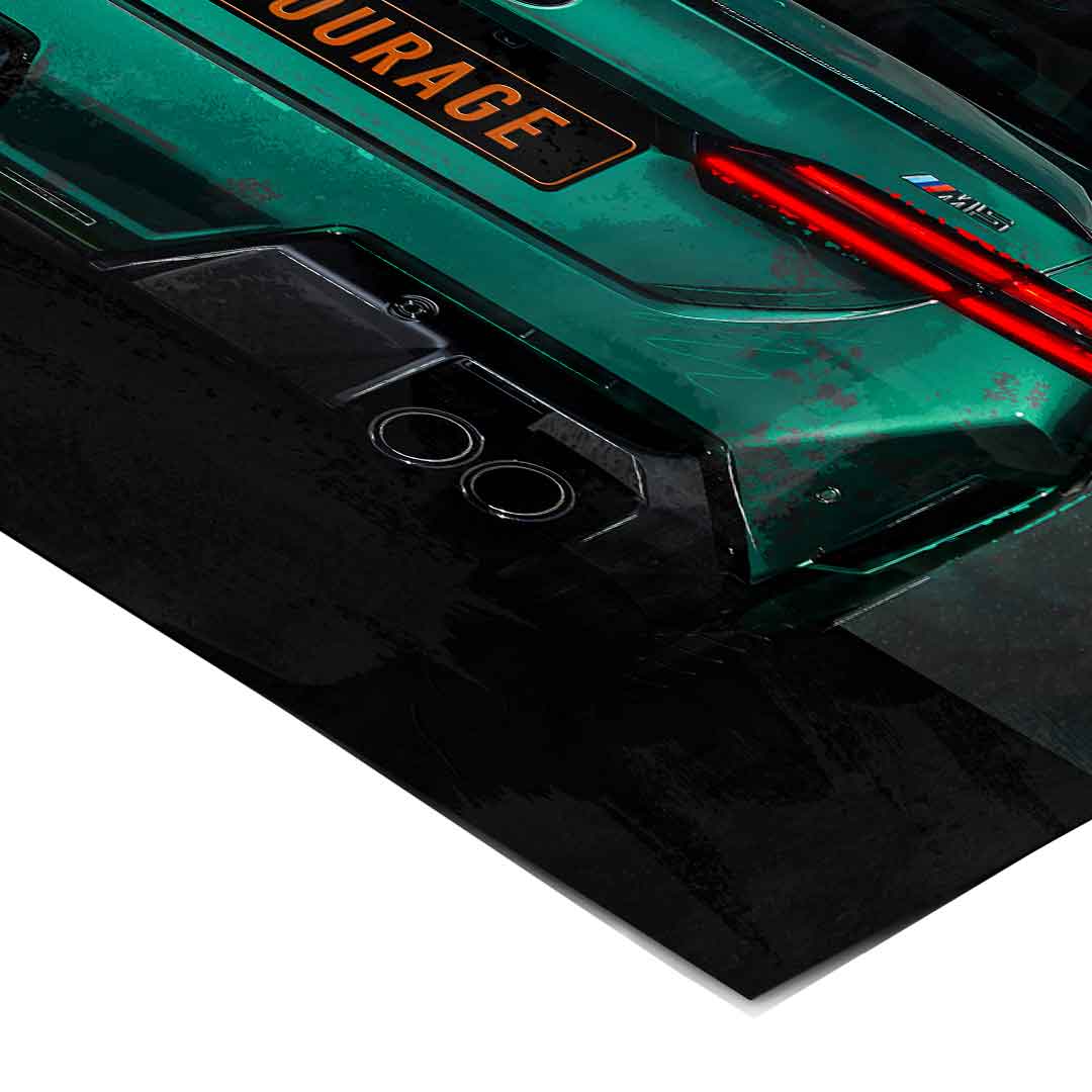 BMW M5 Tył – Plakat