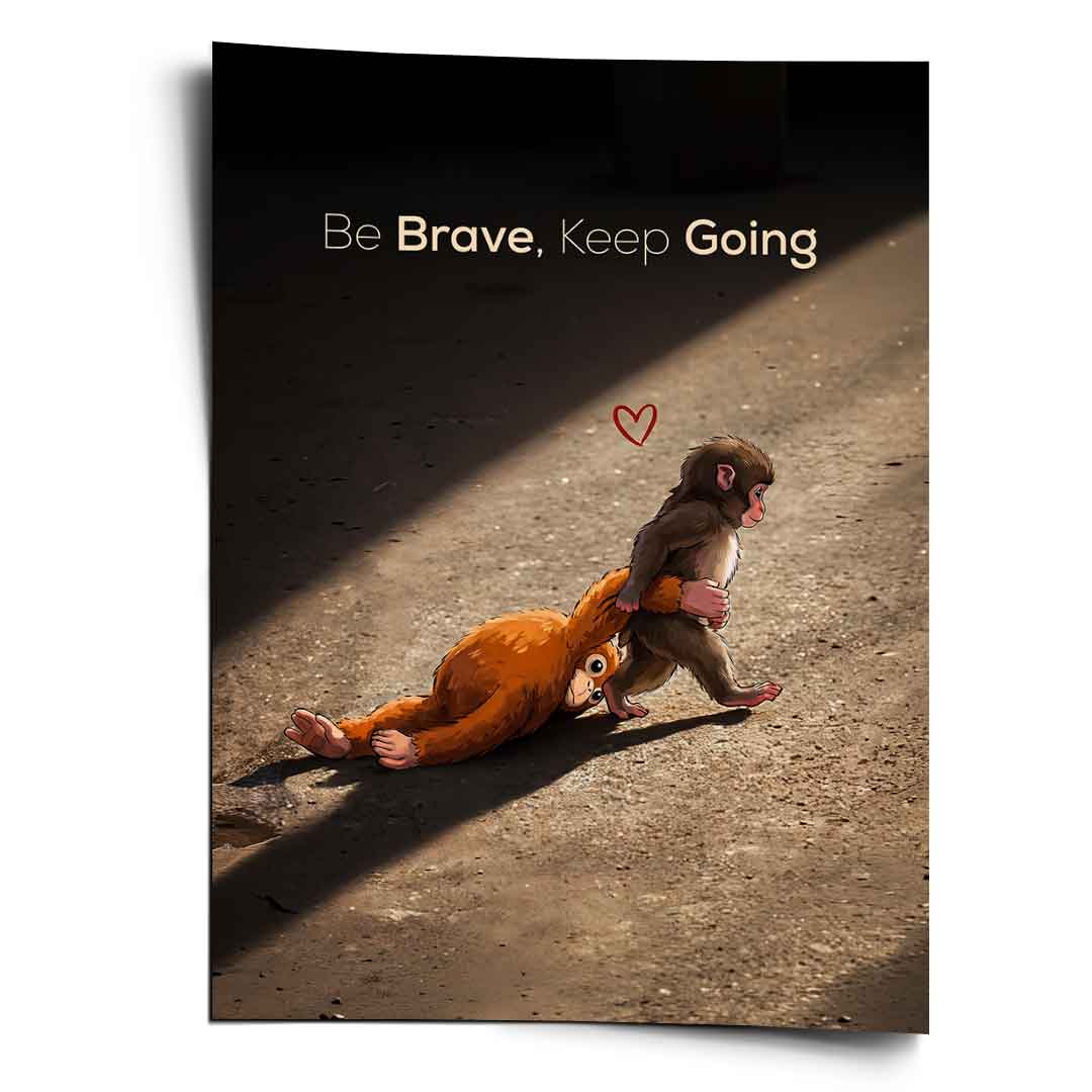 Pancho - Be Brave, Keep Going - Poster