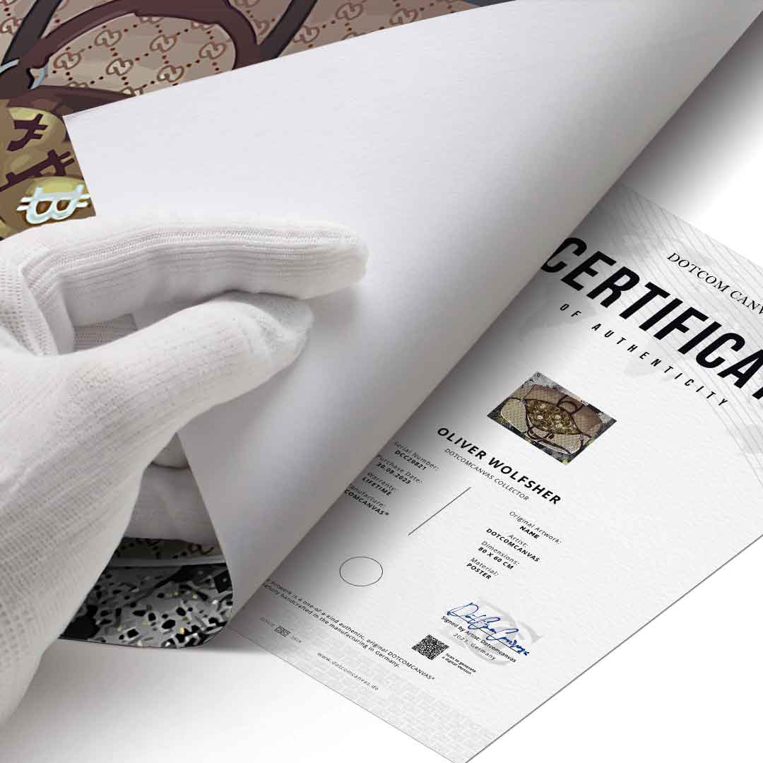 Skórzana Torba Bitcoin – Plakat