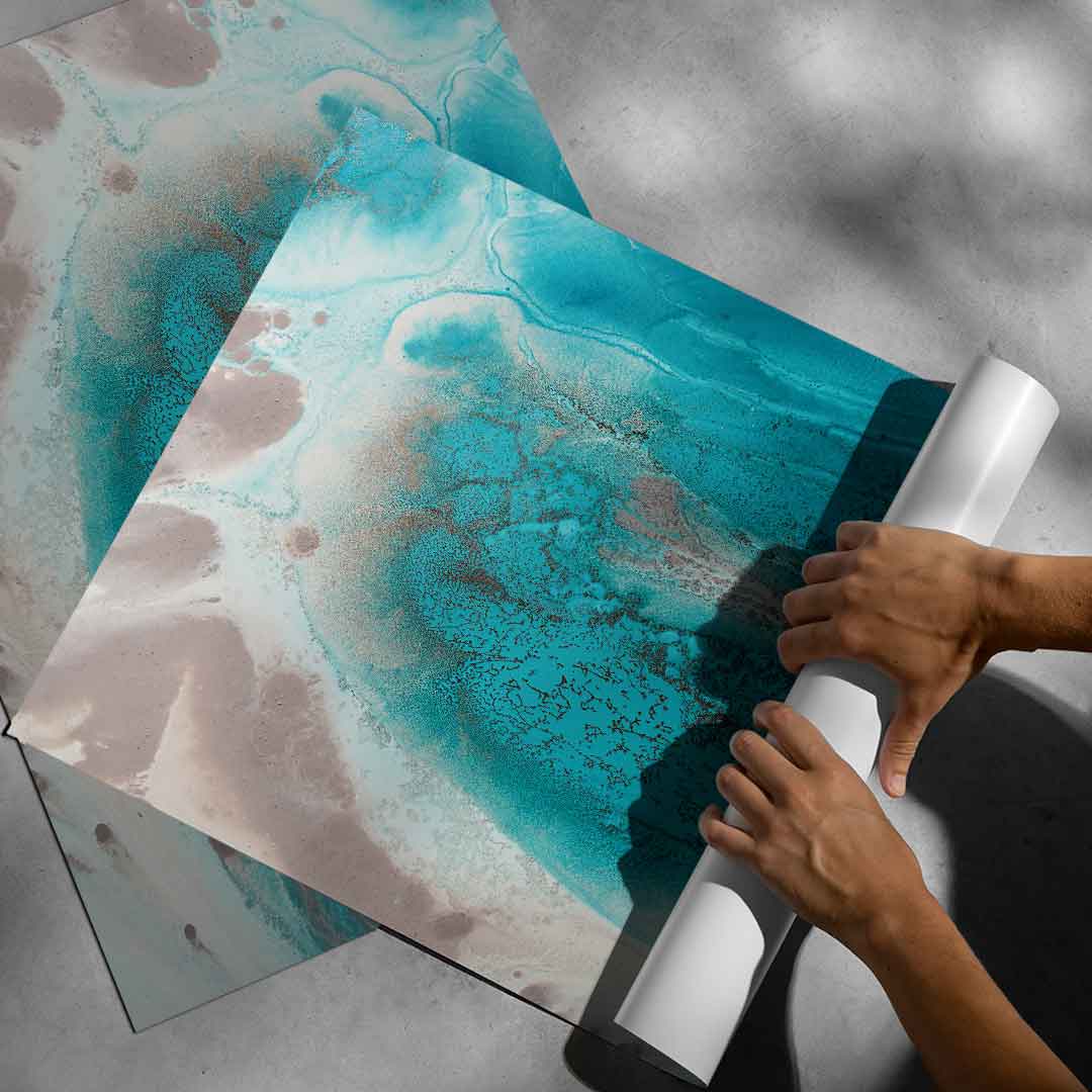 Coral Sea Flow 1 - Plakat