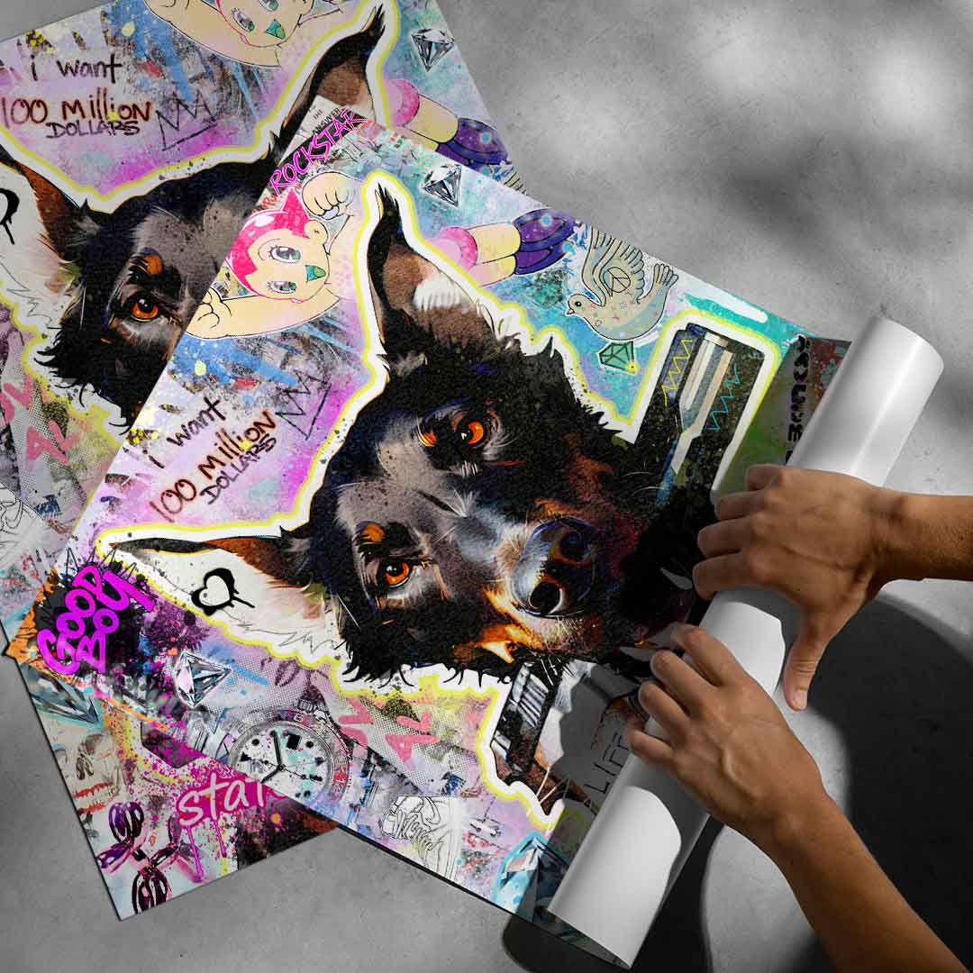 Doberman Luksus – Plakat