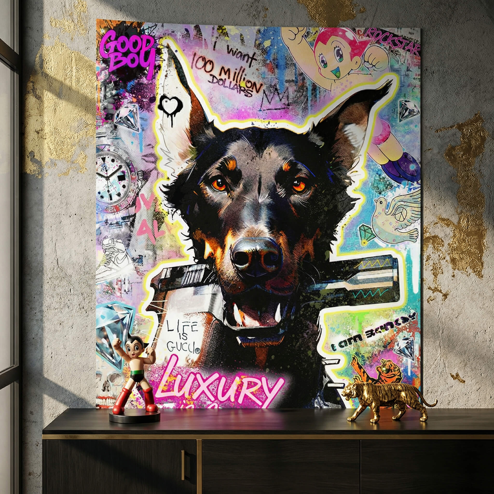 Doberman Luksus – Plakat
