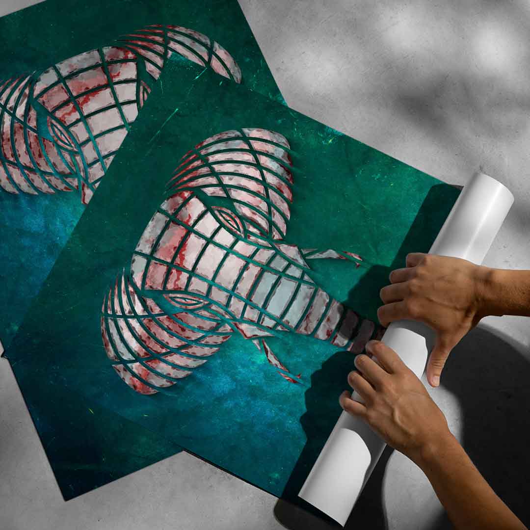 Elephant's Shape - Poster
