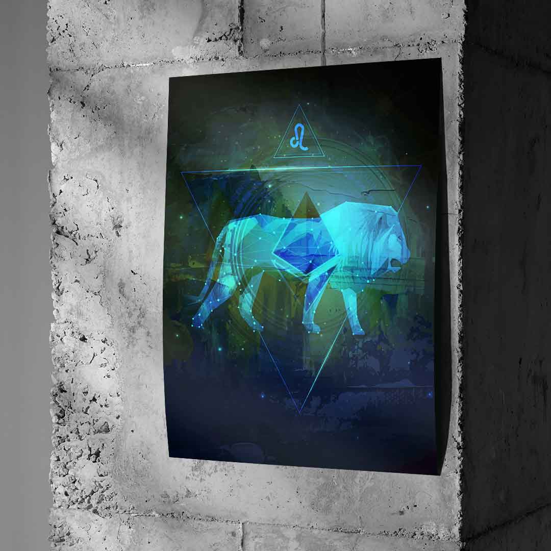 LION ETHEREUM - Plakat