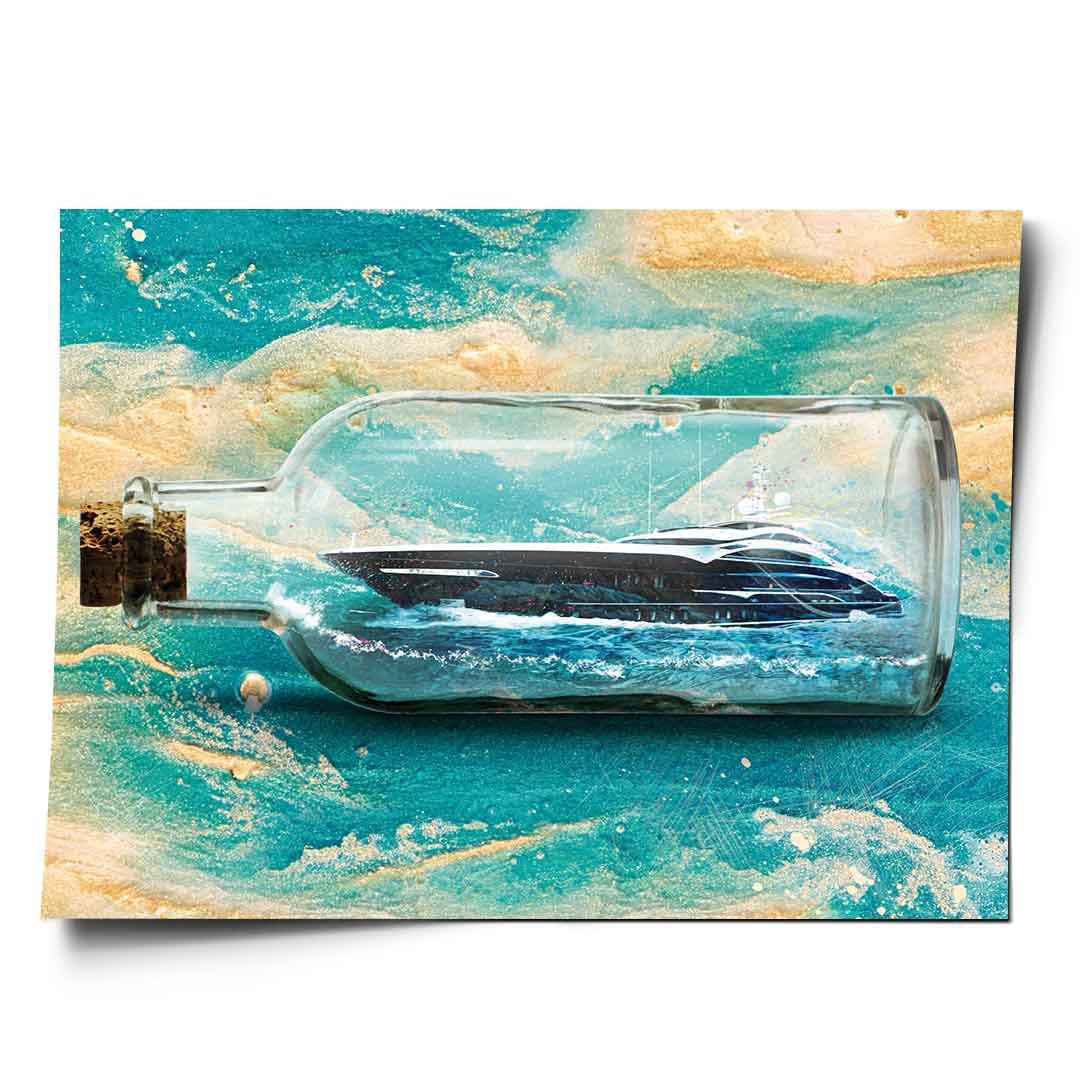 Flaschenpost Next Level - Poster