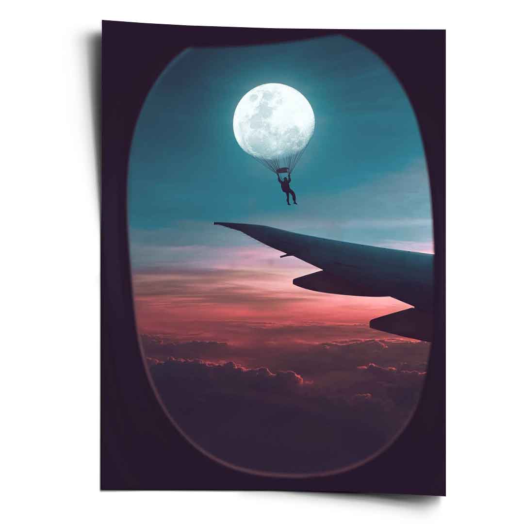Leć z Księżycem - Plakat