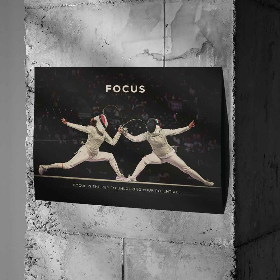 Fokus #Szermierka – Plakat