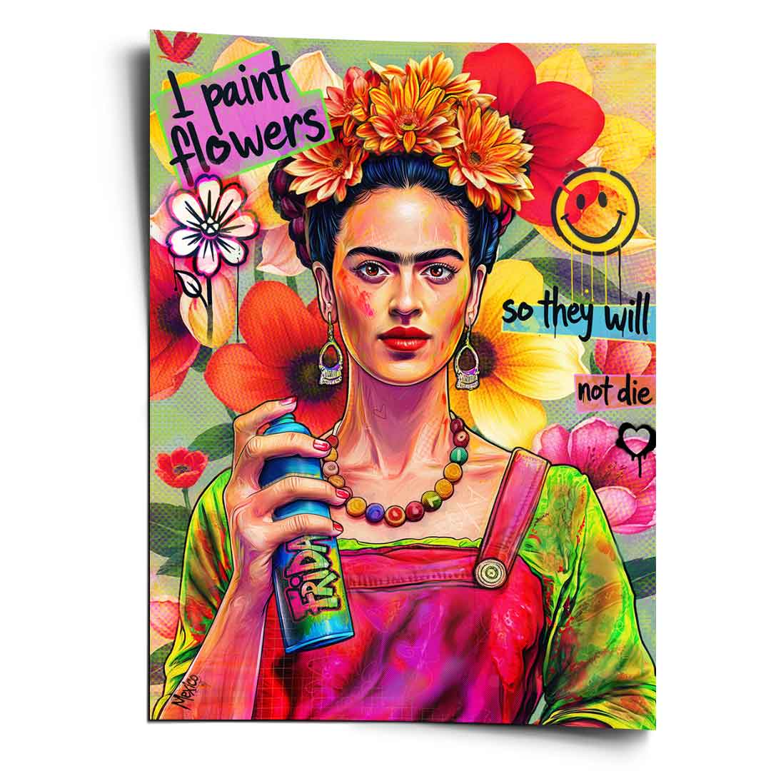Frida Paint - Poster