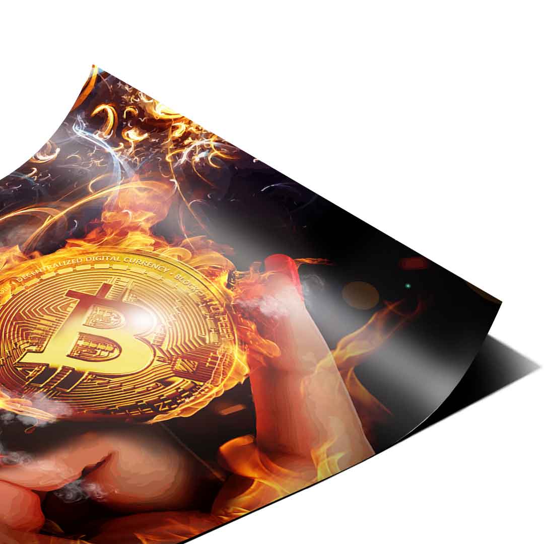Gorączka złota Bitcoin – plakat